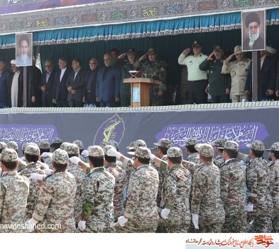 نمایش اقتدار نیروهای مسلح در کرمانشاه