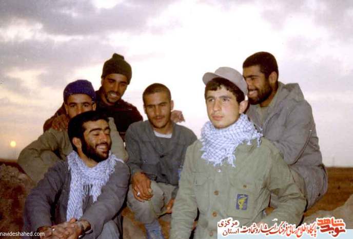 از چپ: شهید قدرت الله مظفری - شهید محمد کریمی - شهید سید ابراهیم میرجمالی - علی آنجفی - اصغر آقاجانی- احمدرضا هدایتی