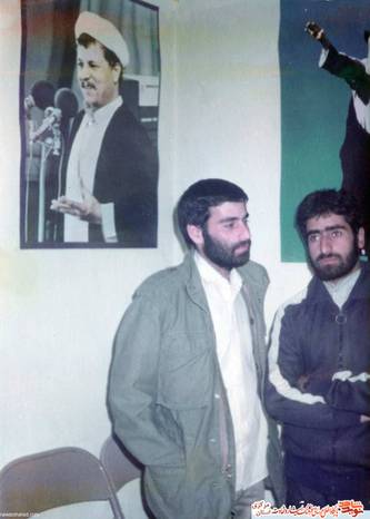 از چپ: محمدجعفر نجار - شهید اکبر محمدی