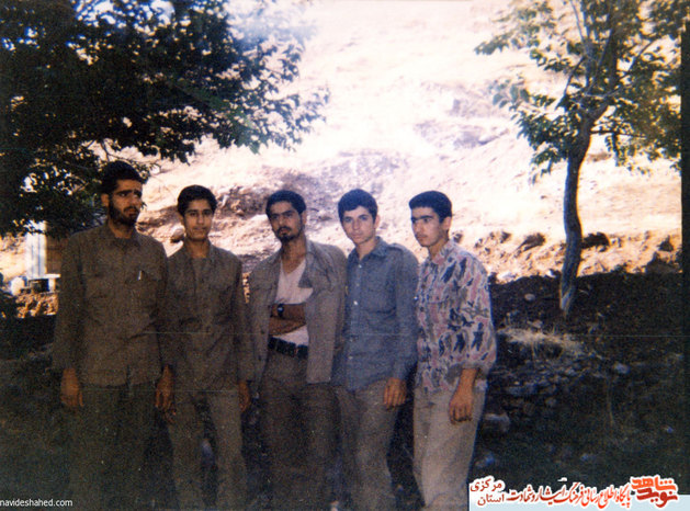 از چپ: آل یاسین - ابوالفضل میرجانی - مسعود بیاتی - براتی - اصغر احمدی