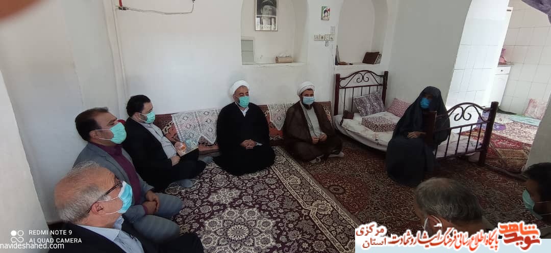 دیدار با خانواده شهدا و جانبازان در شهرستان آشتیان انجام شد