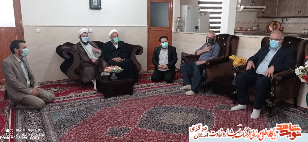 دیدار با خانواده شهدا و جانبازان در شهرستان آشتیان انجام شد