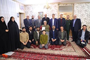 دیدار و دلجویی با جانباز سرافراز ۷۰درصد سید مهدی...