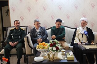دیدار با جانباز مدافع حرم مرتضی صالحی