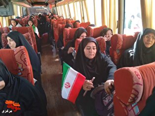 عزیمت باشکوه کاروان ۷۰۰۰ نفره‌ی اراک به سوی وداع...