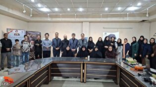بازتاب هنری وداع با رهبر شهید انقلاب در کارگاه...