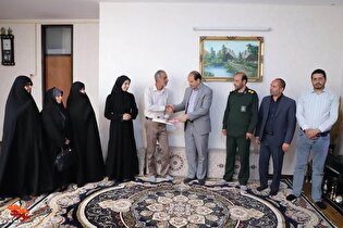 دیدار مدیرکل بنیاد شهید و امور ایثارگران استان...
