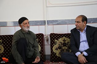 تجلیل از جانباز سرافراز «عزت‌الله حیدری» همزمان...