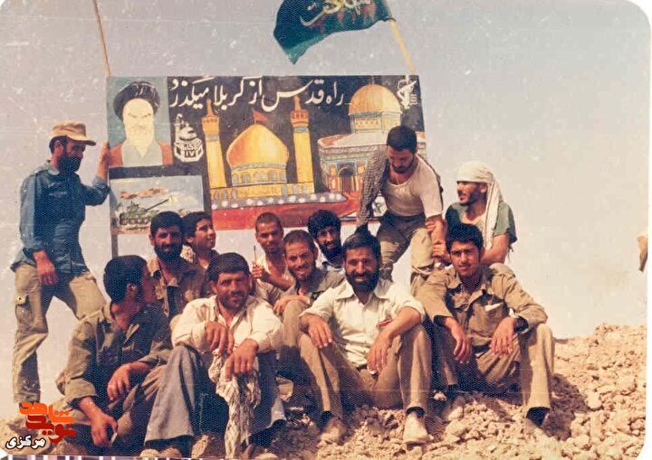 قاب ماندگار رزمندگان اراکی در عملیات رمضان؛ سه شهید در میان یاران حسینیه...
