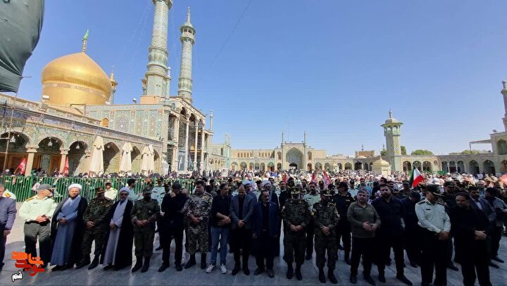 تصاویر بدرقه باشکوه شهید «عباس آقایی» در قم