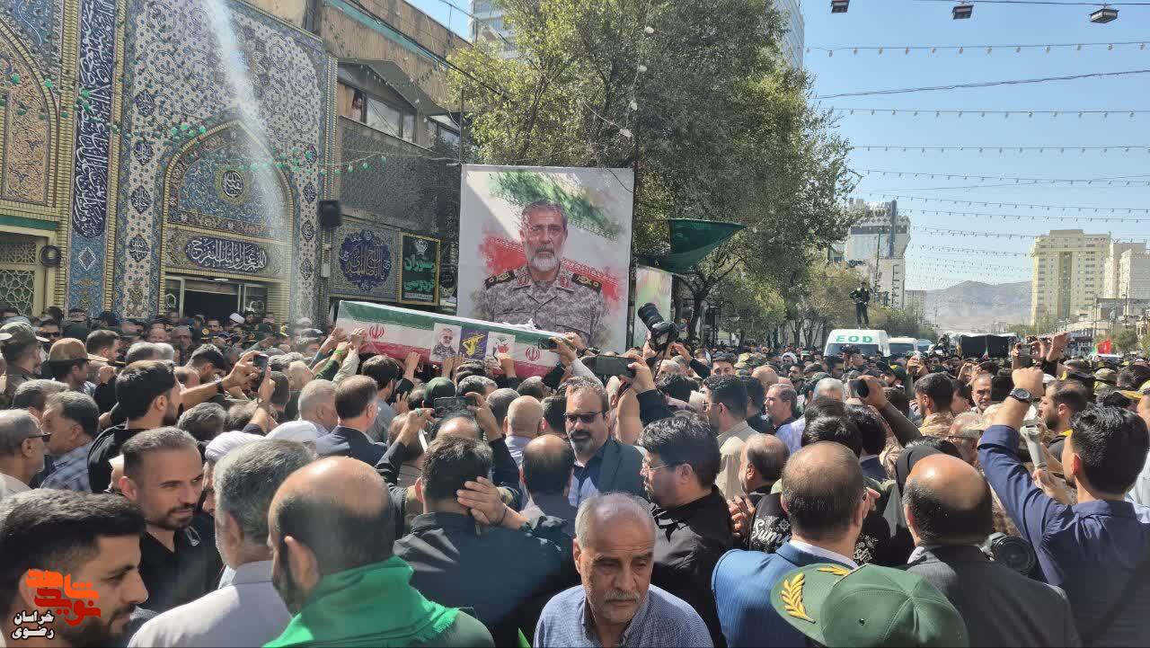 بدرقه حماسی سردار جانباز شهید «حاج حسین ظریفی» تا حرم رضوی