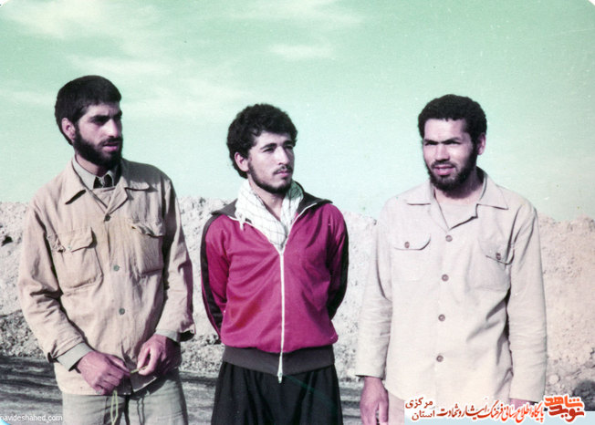 از چپ: شهید نظامعلی فتحی - محمد پولادوند - حشمت الله  ملکی