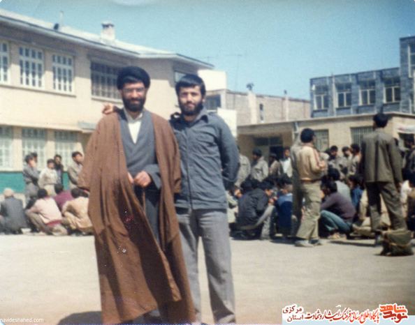 از چپ: حاج آقا بهشتی - محمد بهرامی