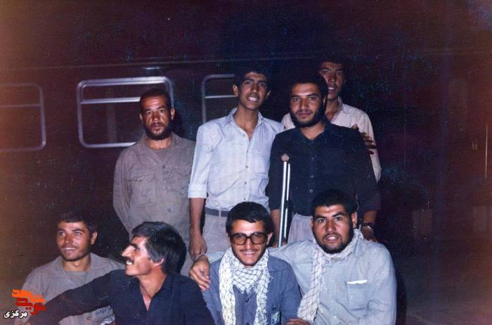 ایستگاه راه آهن اراک 1361 - رزمندگان عملیات رمضان 