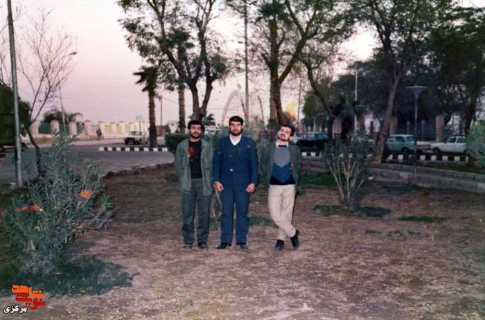 از چپ : صادق زنده رود - داود غیاثی راد - سید حسین حبیبی 