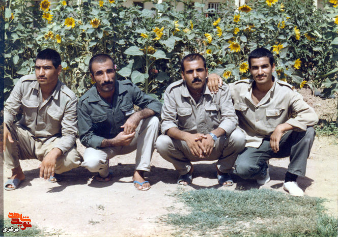 از چپ: حسینی - غلامحسین جوانی - حمید فرجی - علی فتائی
