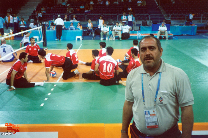 ابراهیم نصیری - فینال مسابقات پاراالمپیک یونان 2004- مسابقات ایران  و بوسنی