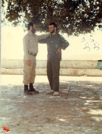 از چپ : غلامعباس برزگر - ابراهیم راهزانی