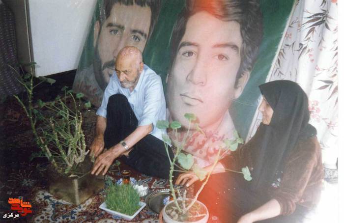 پدر و مادر شهید حسن برکوک تبار