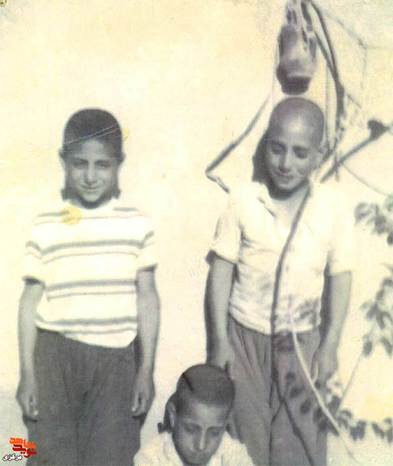 سمت چپ: شهید حسن برکوک تبار