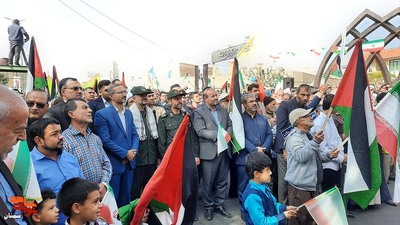 اجتماع ضد صهیونیستی سمنانی‌ها برای حمایت از مردم مظلوم غزه- بیست و هفتم آبان ۱۴۰۲ معراج شهدا