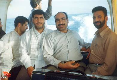 از چپ: فرید نوروزی - اسمعیل شعبانی- عبدالرضا ملکی - محمدآقا صالح
